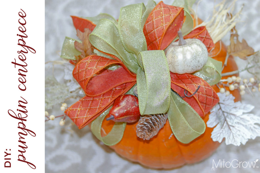 Fall Pumpkin Centerpiece